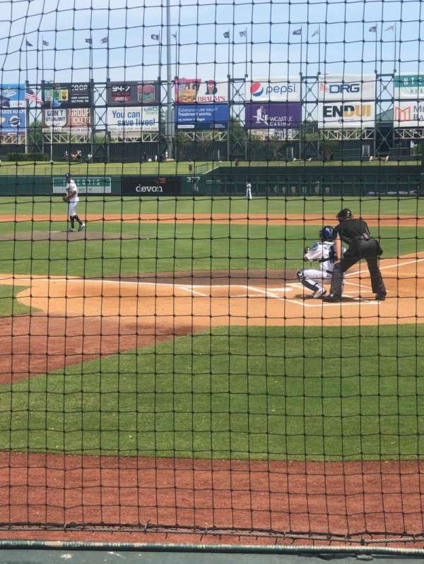 Chickasaw Bricktown Ballpark, section: 109, row: E, seat: 9
