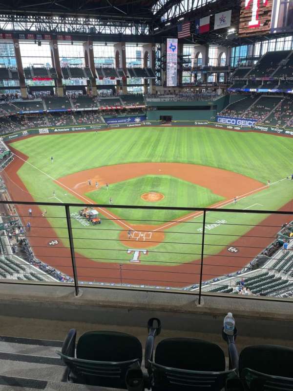 Globe Life Field, section: 218, row: 3, seat: 2
