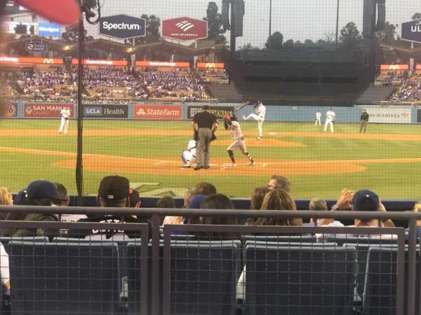 Dodger Stadium, section: 2FD, row: B, seat: 5