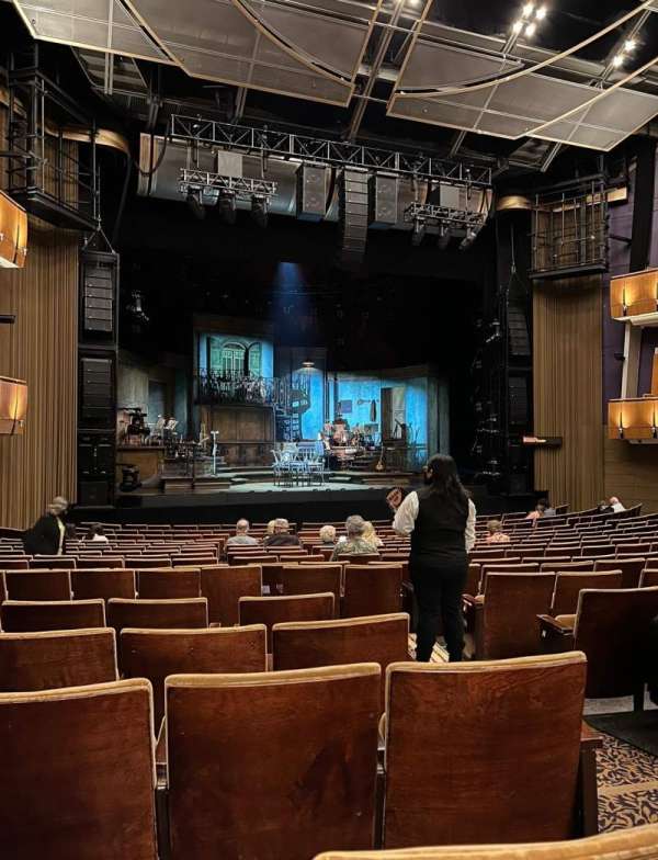 Ahmanson Theatre, section: Rear Orchestra, row: S, seat: 43