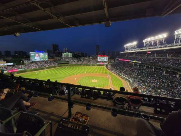 Wrigley Field, section: 413L, row: 2, seat: 11