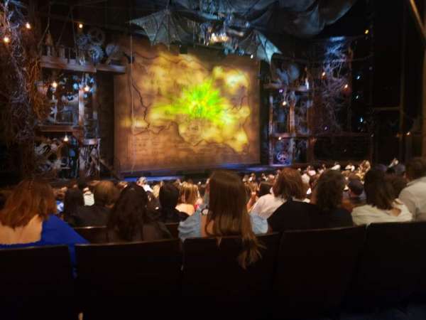 Gershwin Theatre, section: Orchestra L, row: Q, seat: 21