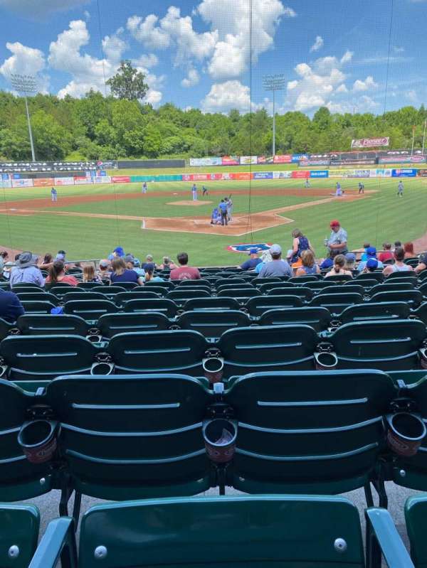 Smokies Stadium, section: 110, row: 16, seat: 9