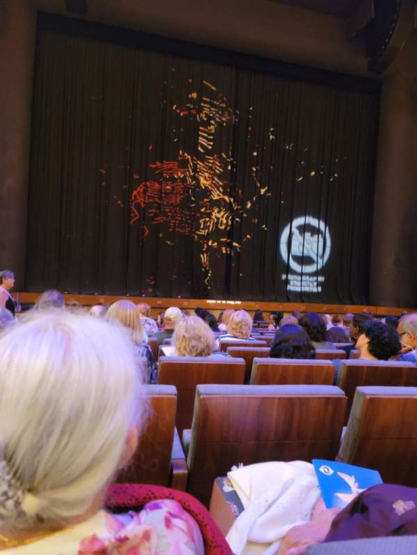 Winspear Opera House, section: Orchestra L, row: L, seat: 5