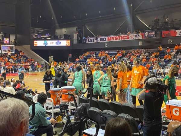 CareFirst Arena, section: 104, row: DD, seat: 1