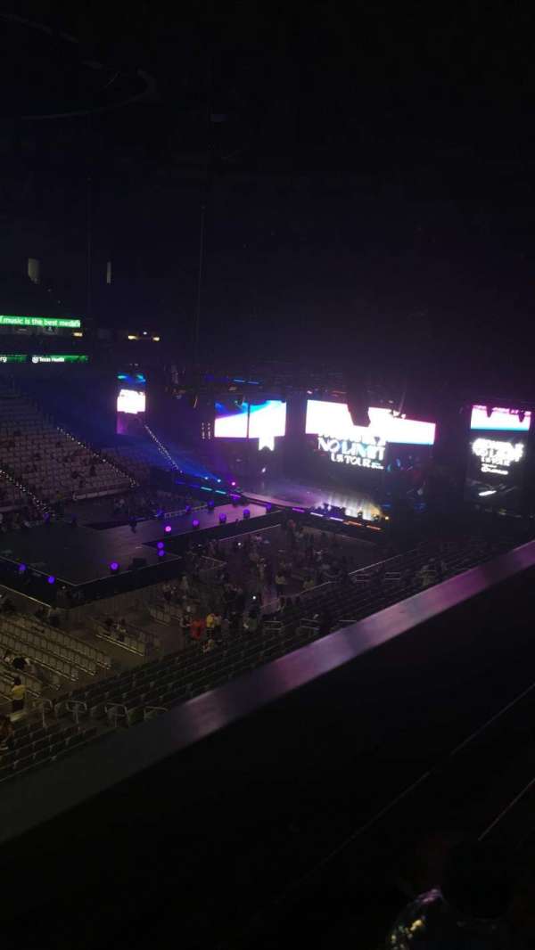 Dickies Arena, section: 209, row: 1, seat: 9