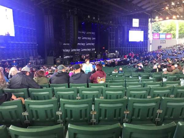 Pine Knob Music Theatre, section: LT6, row: DD, seat: 35