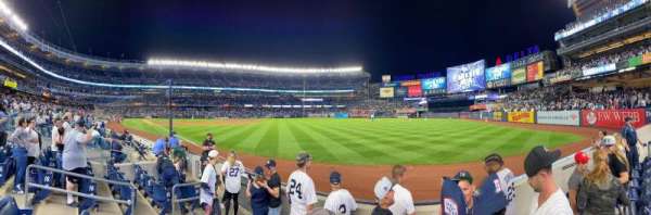 Yankee Stadium, section: 110, row: 3, seat: 9