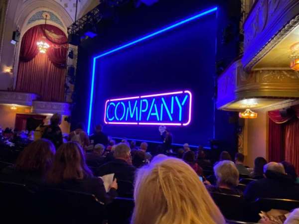 Bernard B. Jacobs Theatre, section: ORCHESTRA R, row: K, seat: 20
