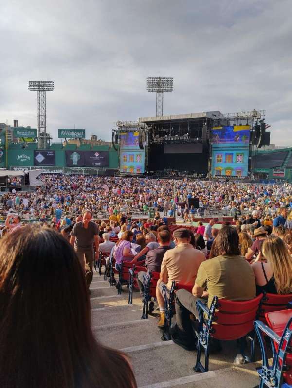 Fenway Park, section: Loge Box 101, row: MM, seat: 1
