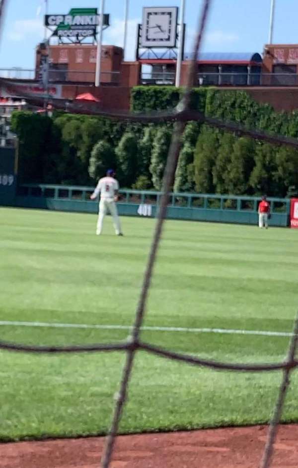 Citizens Bank Park, section: 111, row: 1, seat: 8