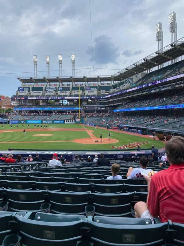 Progressive Field, section: 158, row: AA, seat: 8