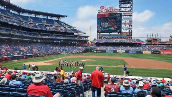 Citizens Bank Park, section: 116, row: 23, seat: 18