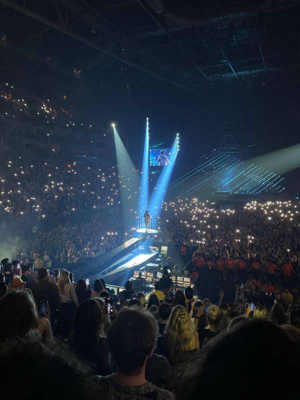 The O2, London, section: 107, row: S, seat: 225