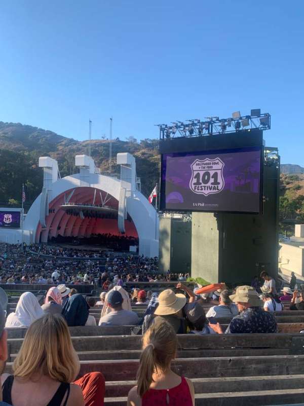 Hollywood Bowl, section: F1, row: 16, seat: 6