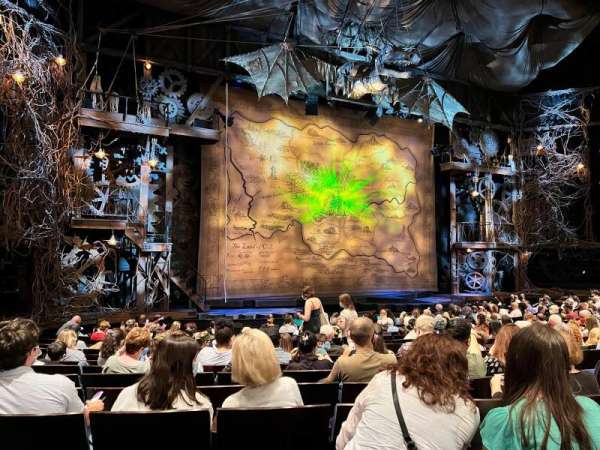 Gershwin Theatre, section: Orchestra L, row: M, seat: 13
