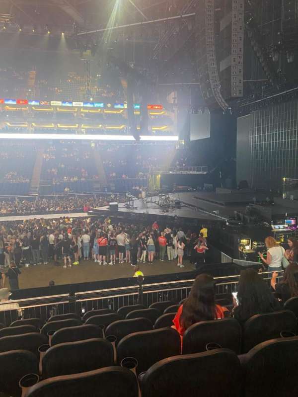 The O2, London, section: 112, row: P
