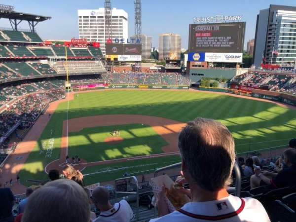 Truist Park, section: 323, row: 8, seat: 2