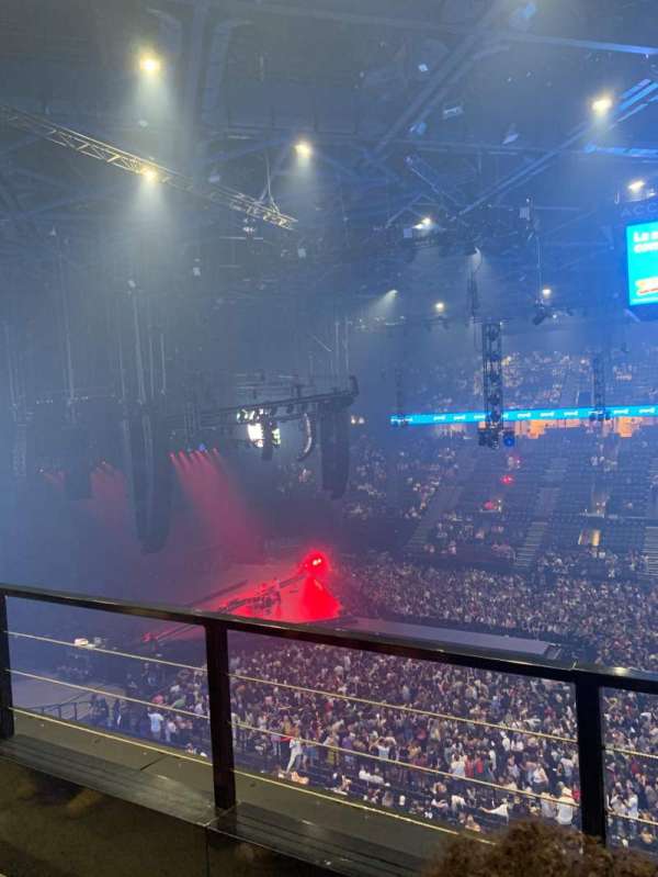 Accor Arena, section: Balcon P, row: 82, seat: 1