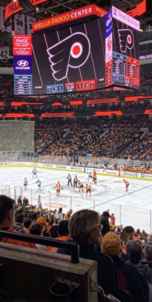 Xfinity Mobile Arena, section: C15, row: 1