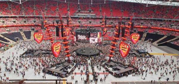 Wembley STadium, section: 501, row: 13, seat: 8
