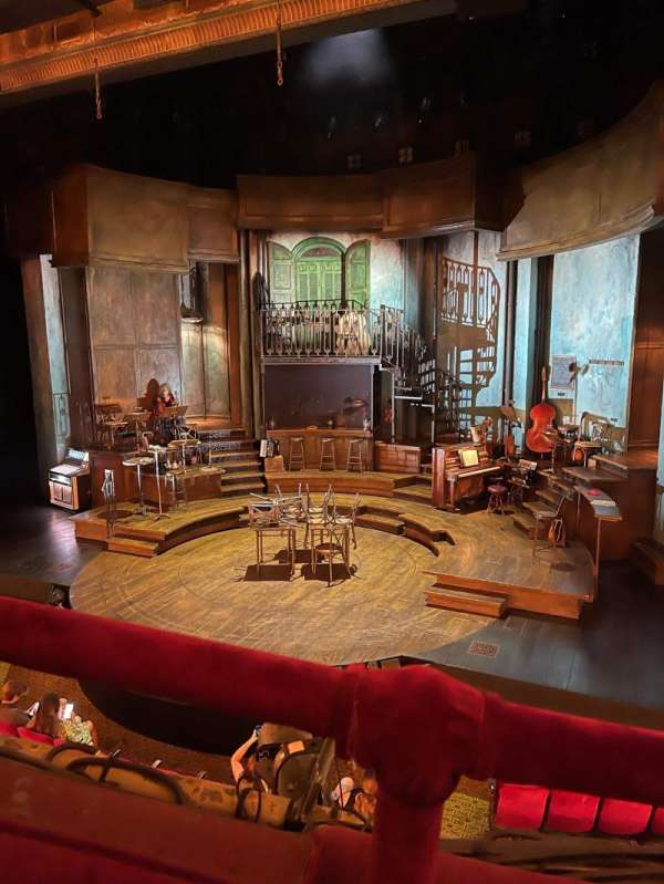 Walter Kerr Theatre, section: Mezzanine R, row: A, seat: 4