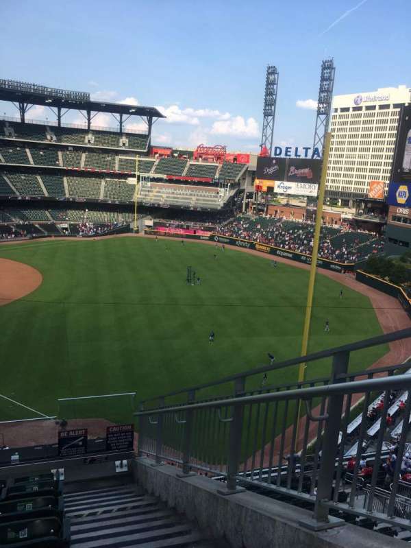 Truist Park, section: 312, row: 7, seat: 1