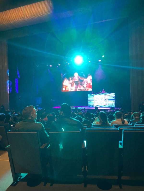 Capital One Hall, section: Orchestra R, row: R, seat: 2