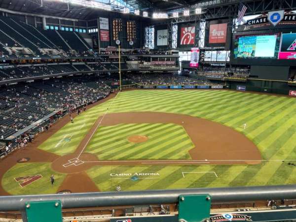 Chase Field, section: 311, row: 1, seat: 8