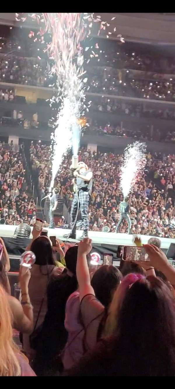 Prudential Center, section: 8, row: 1, seat: 7