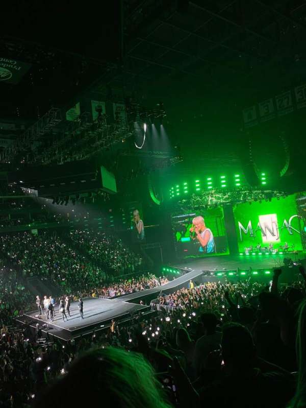 Prudential center, section: 7, row: 19, seat: 4