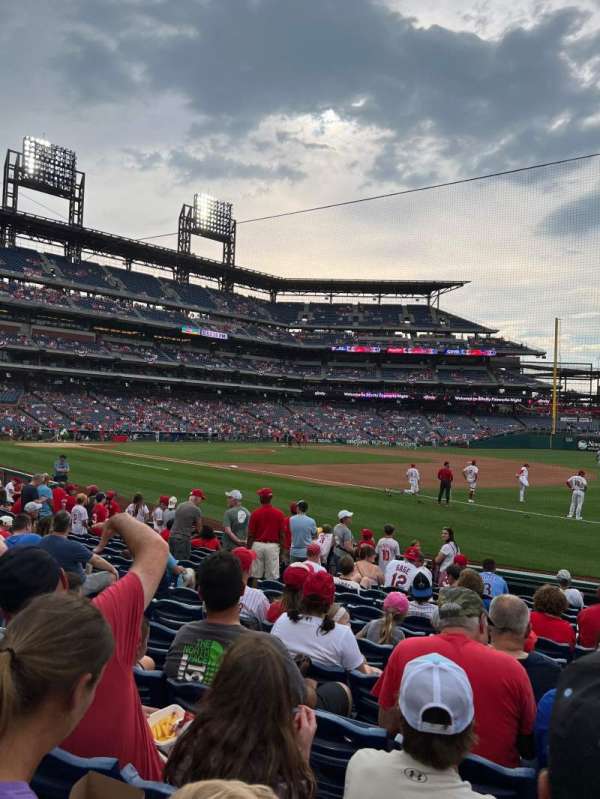 Citizens Bank Park, section: 112, row: 13, seat: 11