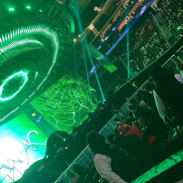 Prudential Center, section: 18, row: 2, seat: 13