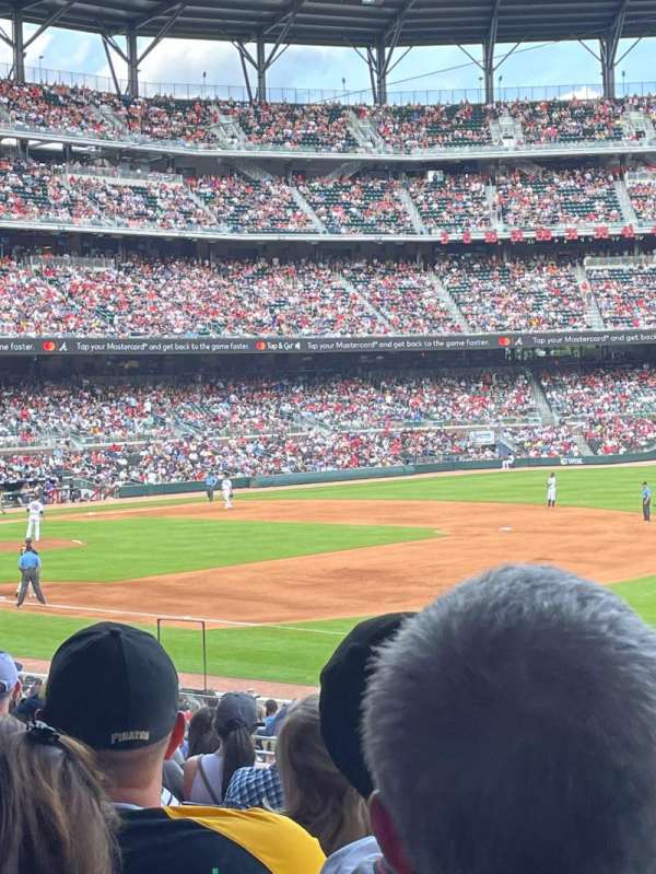 Truist Park, section: 113, row: 12, seat: 3