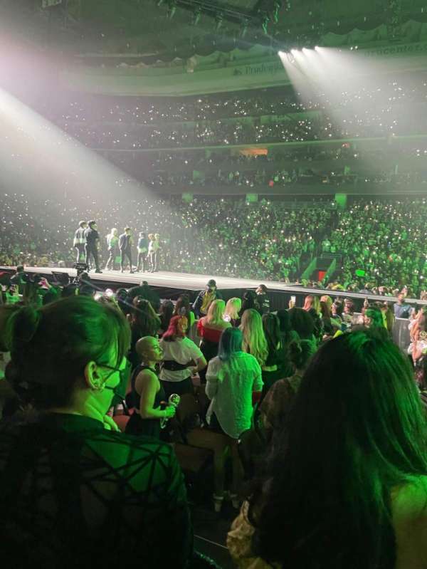 Prudential Center, section: 9, row: 2, seat: 6