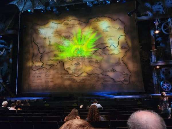 Gershwin Theatre, section: Orchestra C, row: F, seat: 116