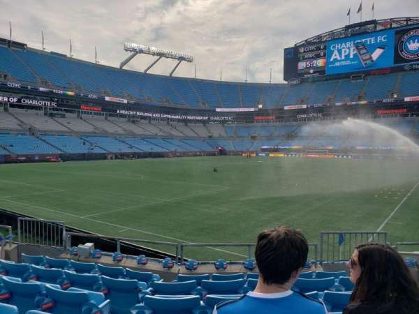 Bank of America Stadium, section: 118, row: 7, seat: 5