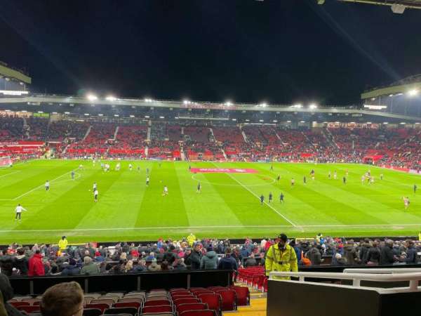 Old Trafford, section: N2406, row: 23, seat: 159