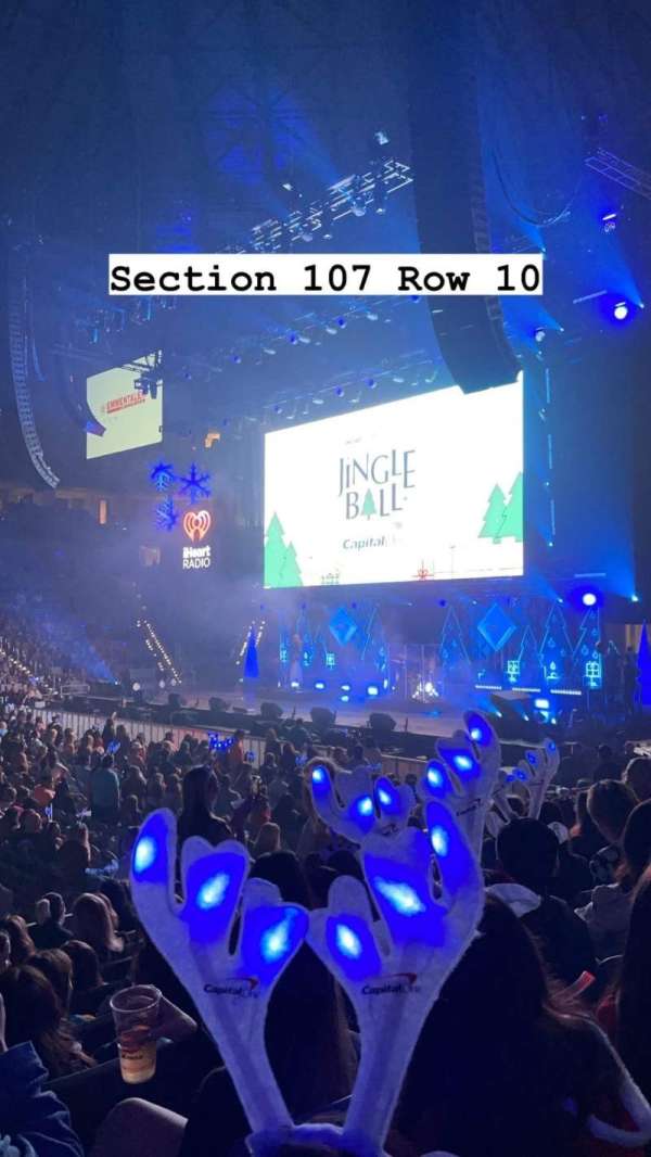 Dickies Arena, section: 107, row: 10