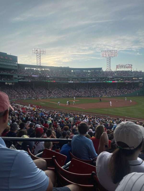 Fenway Park, section: Right Field Box 97, row: Xx, seat: 10