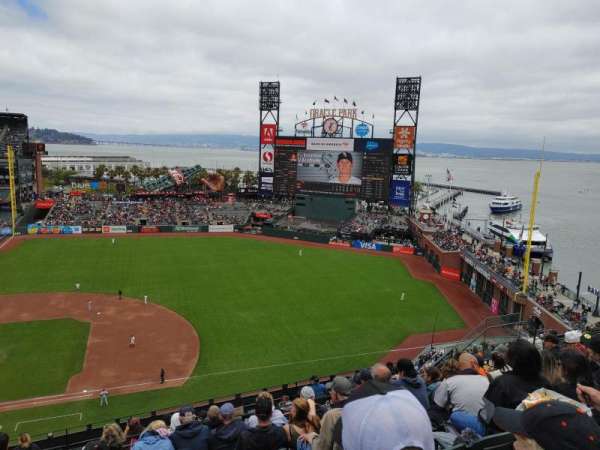 Oracle Park, section: VR307, row: 9, seat: 18