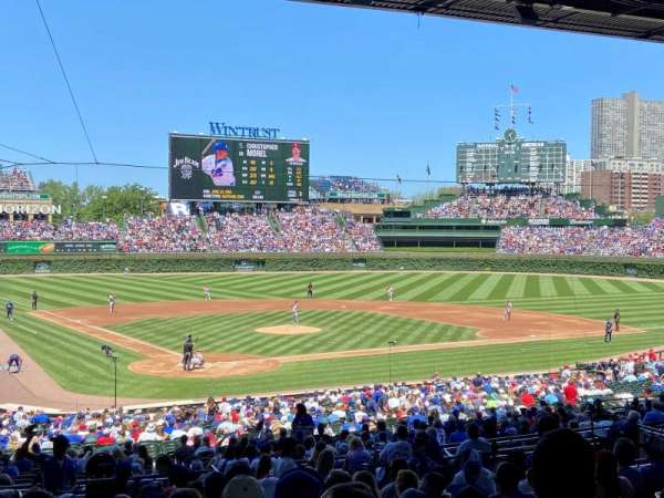 Wrigley Field, section: 220, row: 12, seat: 1