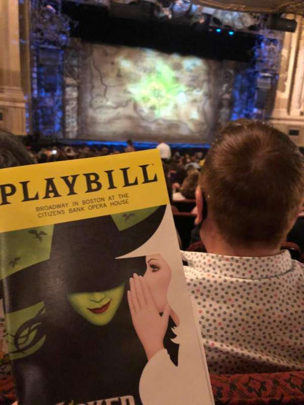 Citizens Bank Opera House, section: Orchestra LC, row: S, seat: 15