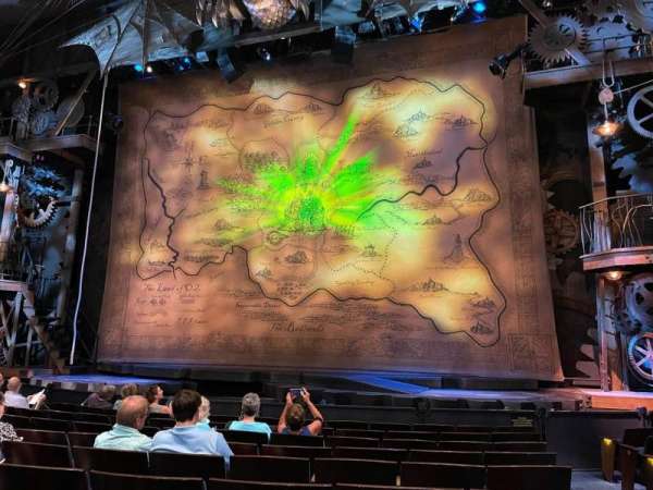 Gershwin Theatre, section: Orchestra C, row: E, seat: 118