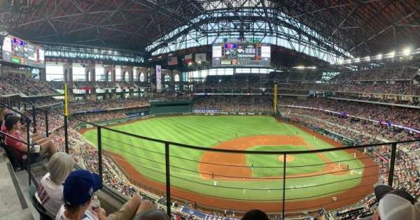 Globe Life Field, section: 211, row: 2, seat: 4