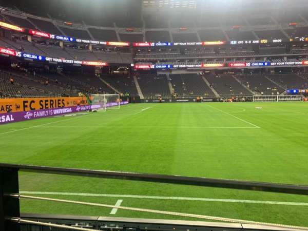 Allegiant Stadium, section: 116, row: 1, seat: 4