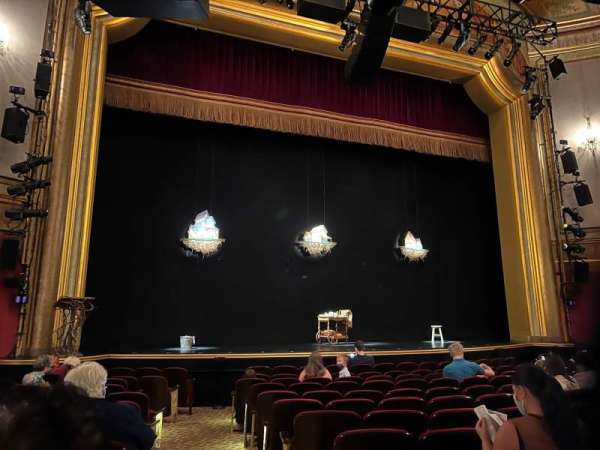 St. James Theatre, section: Orchestra L, row: L, seat: 1