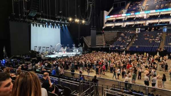 The O2, London, section: 102, row: P, seat: 55