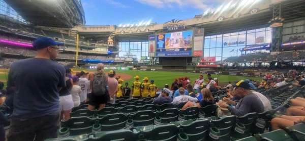 American Family Field, section: 111, row: 8, seat: 1