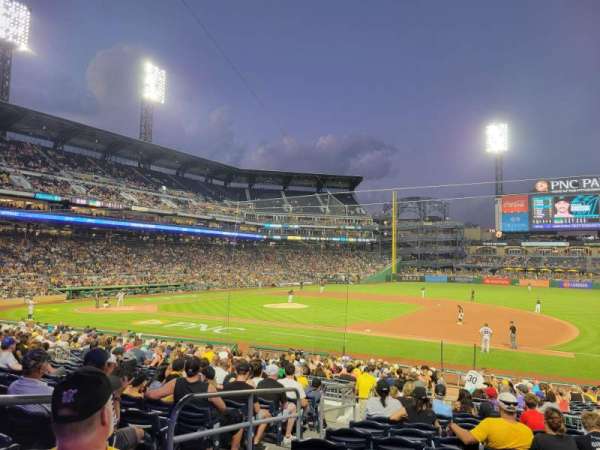PNC Park, section: 108, row: N, seat: 21